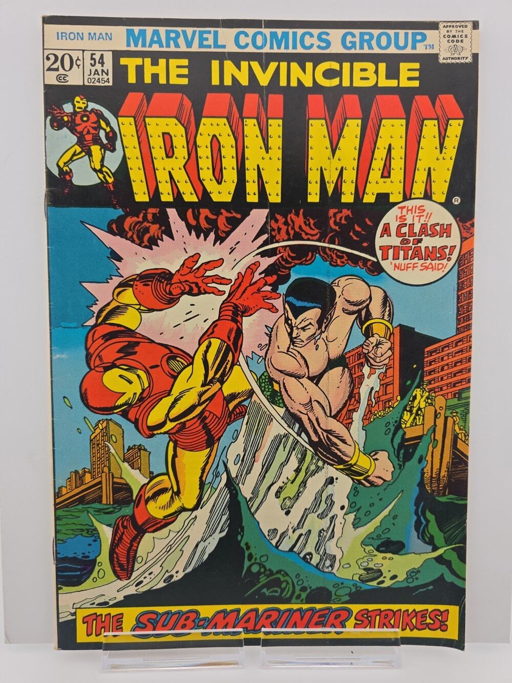 IRON MAN #54 1ST APP MOON DRAGON GUARDIANS OF THE GALAXY MARVEL COMIC